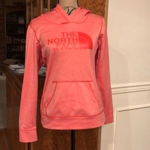 Coral North Face Sweatshirt